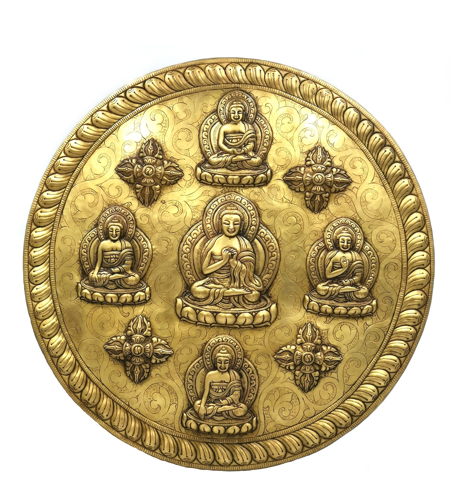 Pancha Buddha wall hanging